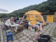 3기 졸업등반 숙영, 화북시..