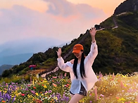 꽃밭에서