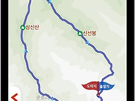 변산지맥 서부능선..