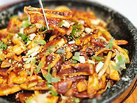 남원 만행산 정기산행 하산 음식