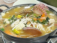 통영 사량도 정기산행 하산 음식