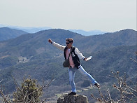 순천 금전산 정상에서 낙안..