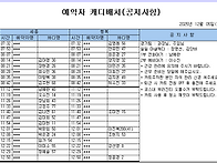 25년12월05일(금)가배치표