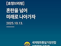 효정브리핑 1013_혼란을 ..