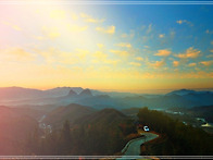 주천 물안개~모래제~장태산..