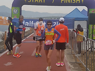 대전 마라톤 다녀..