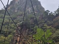 이슬비내리는설악산오색주..
