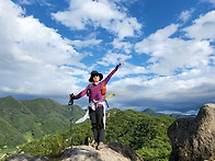 제천가은산에서 모델사진