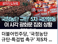 국정농단 규탄 5차 국민행..