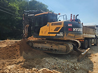 현대 HX150A 삽날 회전링..