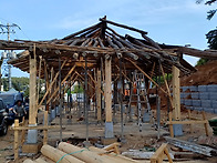 기둥 교체, 주추돌..