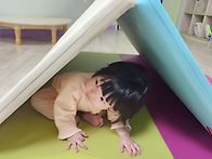 매트에서 놀아요