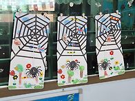 미술활동&#65308;거미가 줄을 타..