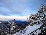 지리산 겨울 풍경