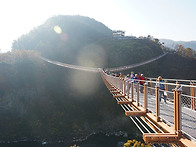 한탄강 y자형 출렁다리와 ..