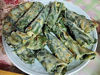 박잎 부침