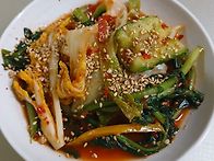 통보리 열무김치