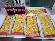 맛있는 피자가 나왔습니다..