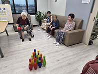 (여가활동)에어볼링, 색칠..