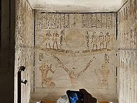 이집트 왕가의 계곡 무덤내..