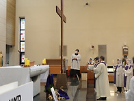 WYD 십자가와 성모성화 환..