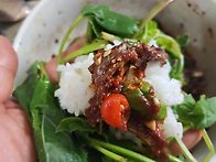 곰삭은 멸치젓 쌈밥