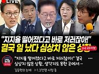 "지지율 떨어졌다고 바로 ..