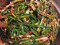 겨울을 이기고 나온 쪽파로..