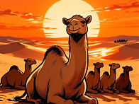 욕심 많은 낙타와 사막의 ..