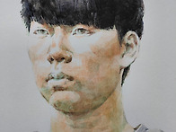 경남 인물수채화-전개과정..