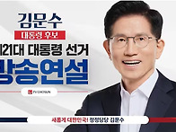 제21대 대통령 선거 김문수..