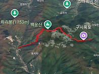전남 광양 백운산..