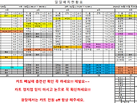 10월 17일 근무시간표입니..