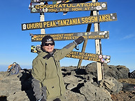킬리만자로 정상 휴~~