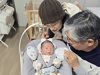 할아버지 할머니 도하 첫만..