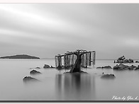 배미꾸미 해변 "버들선생"..