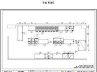 [칼국수 전문점] 주방도면..