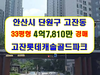 경기 안산시 단원구 고잔동..