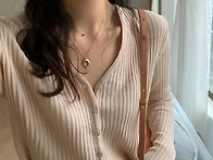 오트앤드 third golji cardigan 베이..