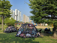 일산 킨텍스캠핑장 자전거..