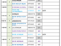 2024년 하반기 대회일정