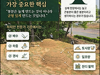 무너진 산소봉분-묘지사초..
