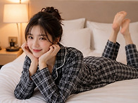 카라잠옷 추가 입고