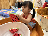 8월 스펀지로 놀아요