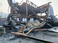 마장면화재로인한공장철거..