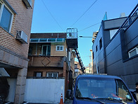 중리동외벽철거현장...