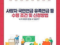 사망자 국민연금 유족연금..