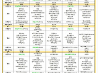 9월 식단표
