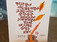 시를 캘리로 쓰다 / 민지유