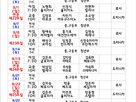 24. 09월 전례표